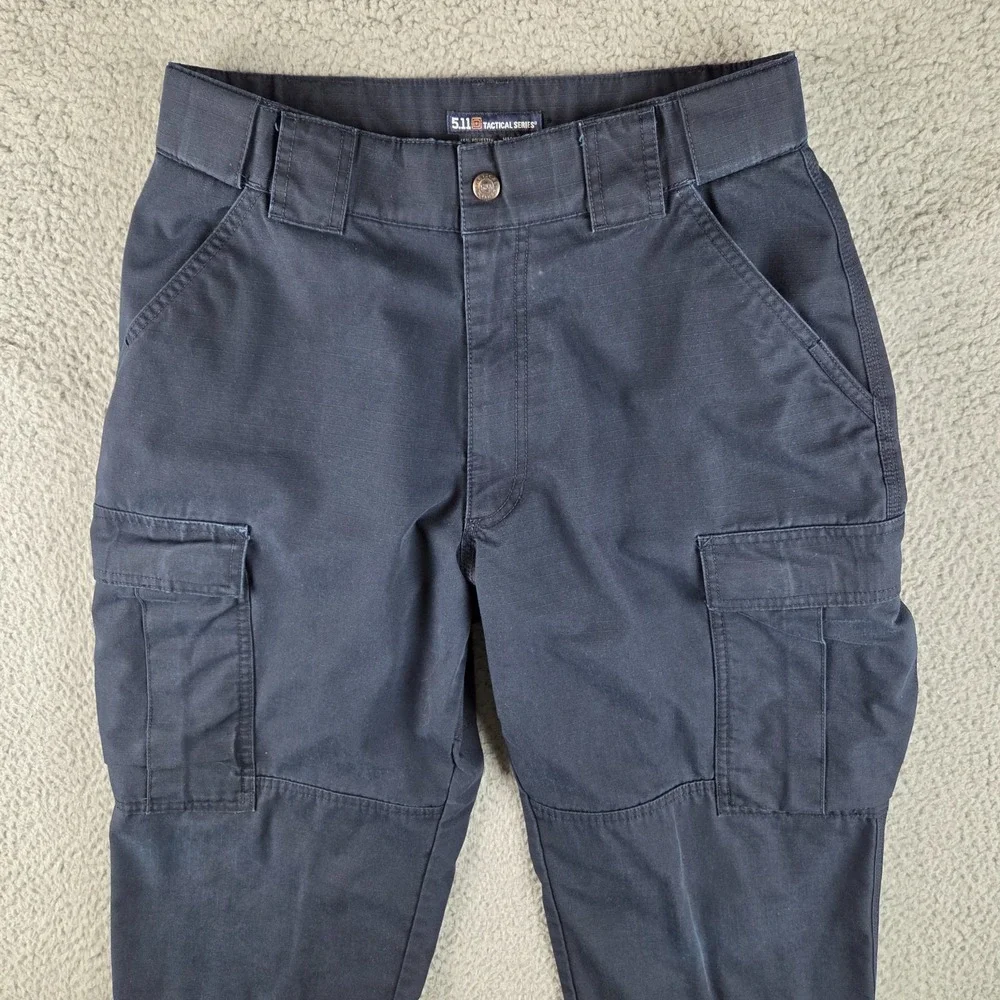 5.11 Tactical Cargo Pants Mens Medium (30x29) Blue Workwear TAC-10SC‎